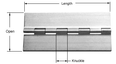 MS20001 Extruded Aluminum Hinges